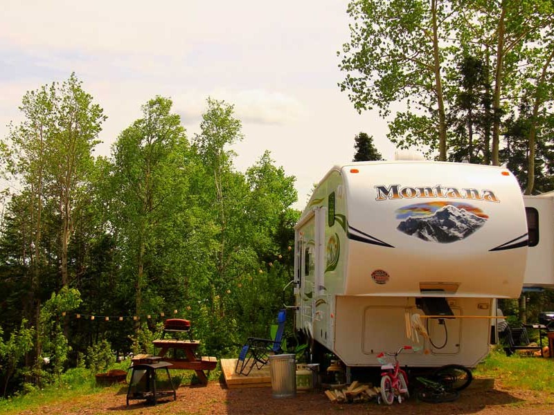 Wooded Brookdale RV site
